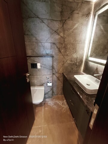 Bathroom in 3 BHK Builder Floor at Shivalik Colony – for Rent