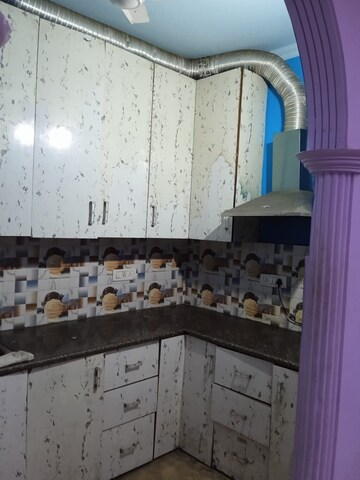 Kitchen in 2 BHK Builder Floor at Khirki Extension – for Rent