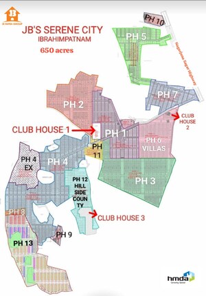  Plot – Exterior View View at JB Serene Villas, Ibrahimpatnam - for Sale