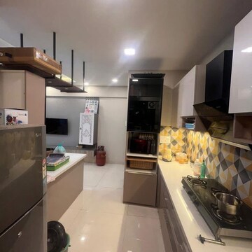 Kitchen in 4 BHK Apartment at Rustomjee Crown, Gokhale Road – for Rent