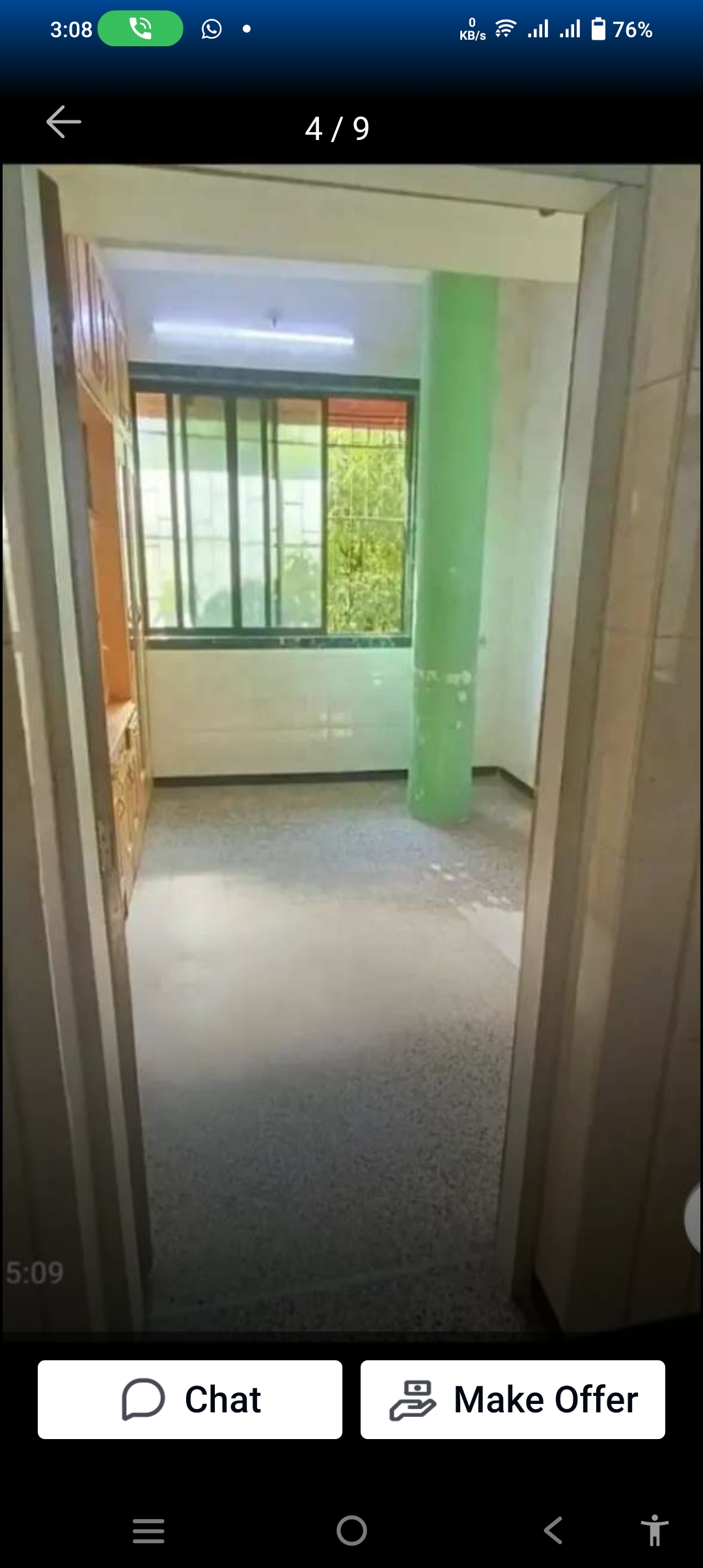 2 BHK + Study Room Apartment For Rent in Nehru Nagar Aryan Hospita