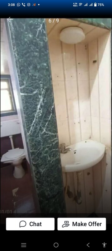 Bathroom in 2 BHK Apartment at Kurla East – for Rent