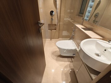 Bathroom in 3 BHK Apartment at Hiranandani Highland, Powai – for Rent
