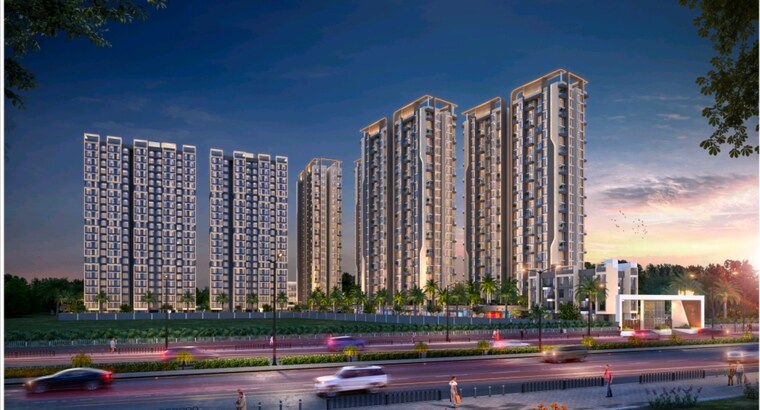 Exterior View, la-mer-one 1 Bedroom 360 Sq.Ft. Apartment In Palaspa Navi Mumbai 8982789