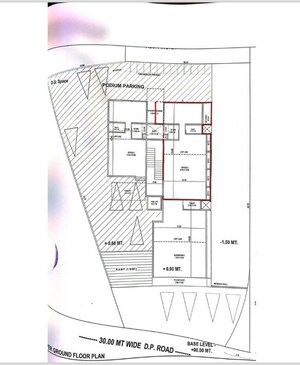 Floor Plan in  Shop at Gangapur Road – for Sale