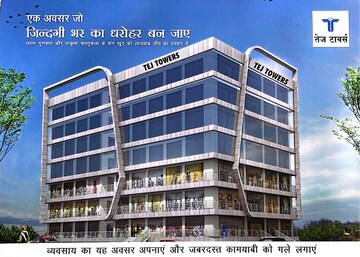  Shop – Exterior View View at Tej Towers, Feelkhana - for Rent