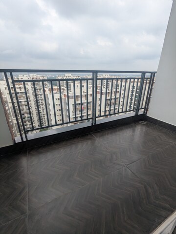 Balcony in 3 BHK Apartment at Aparna Sarovar Zicon, Nallagandla – for Rent