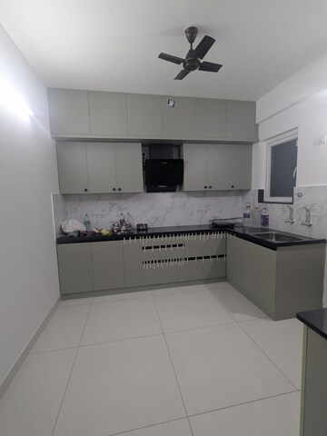 Kitchen in 3 BHK Apartment at Aparna Sarovar Zicon, Nallagandla – for Rent