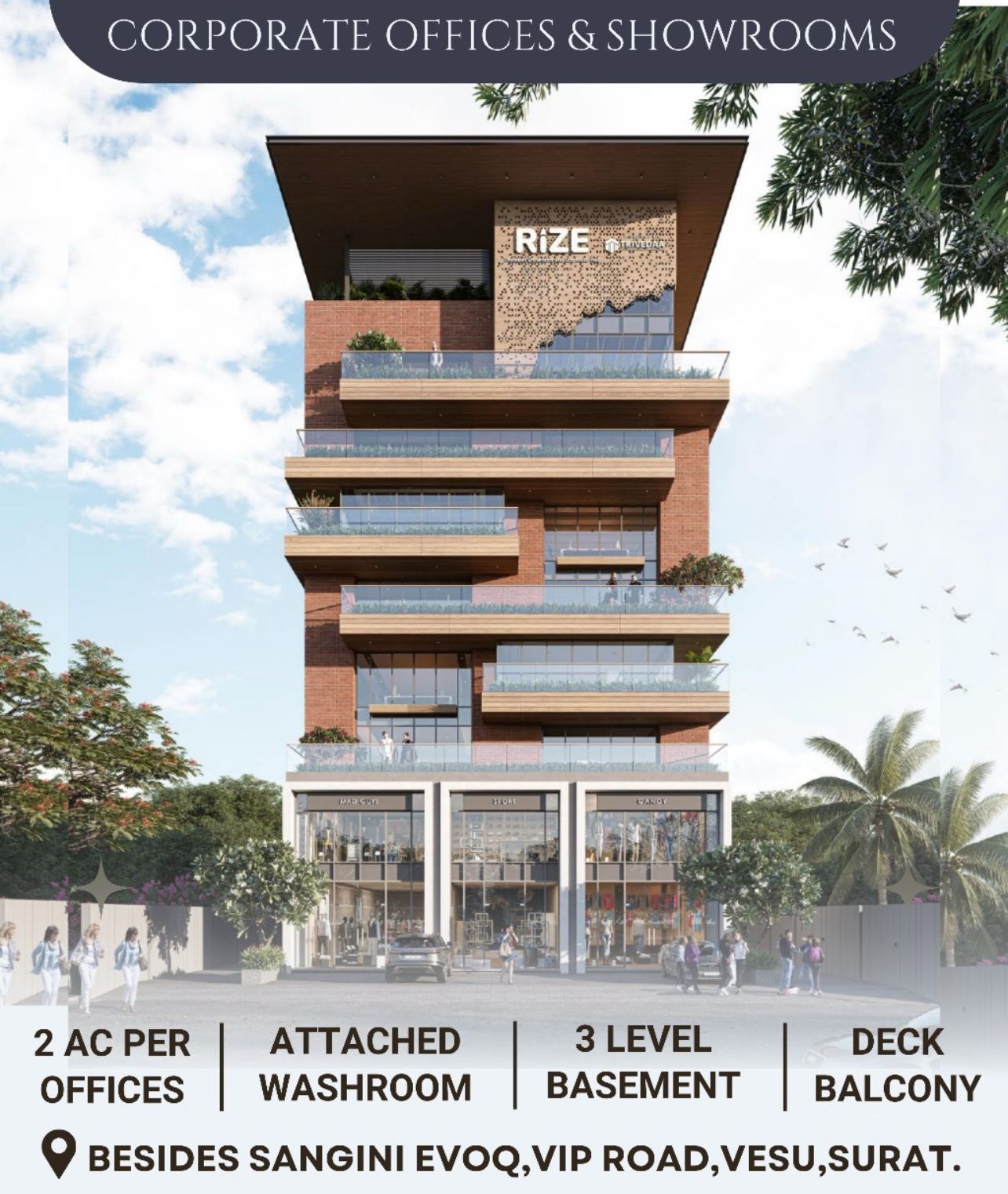 Office Space For Sale in Trivedaa Rize