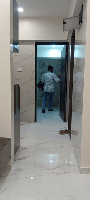 Bathroom in 1 BHK Apartment at Kanak Heights Geeta Bhavan CHS, Malad East – for Rent