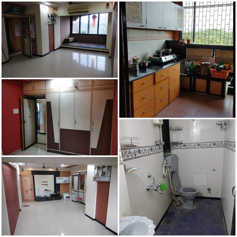 Kitchen, fam-chs 1 Bedroom 450 Sq.Ft. Apartment In Kopar Khairane Navi Mumbai 8983038