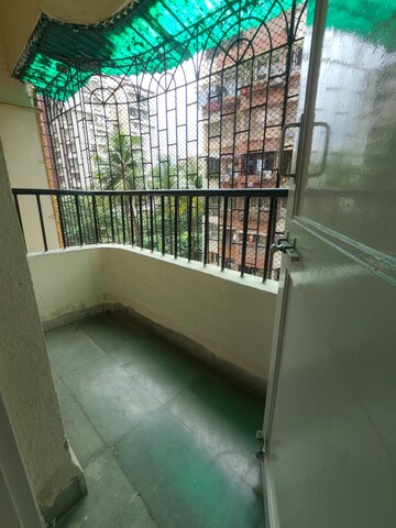 Balcony in 1 BHK Apartment at Lokpuram CHS, Vasant Vihar – for Rent