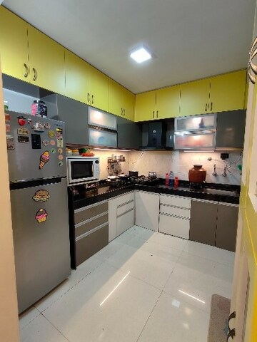 Kitchen in 2.5 BHK Apartment at Aeropolis Phase II, Dhanori – for Rent