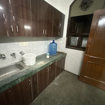 Kitchen in 2 BHK Builder Floor at Kotla Mubarakpur – for Rent