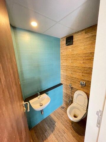 Bathroom in 1 BHK Apartment at Lodha Crown Quality Homes, Majiwada – for Rent