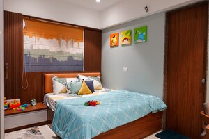 Bedroom in 3.5 BHK Penthouse at Rohan Leher II, Baner – for Sale