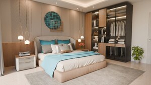 Bedroom in 2 BHK Apartment at Kalpataru Radiance, Goregaon West – for Sale