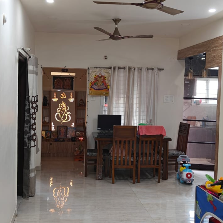 Living Room, abhi-tirumala-hills 3 Bedroom 1668 Sq.Ft. Apartment In Gajularamaram Hyderabad 8983366