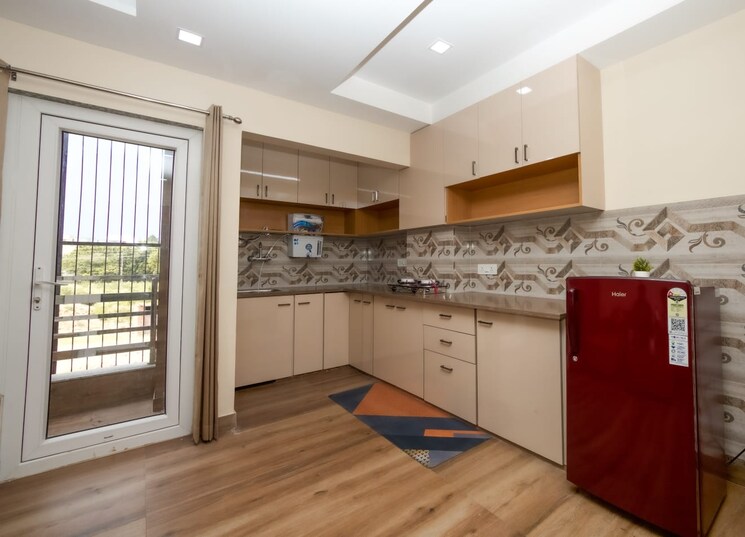 Kitchen, sector 42 1 Bedroom 1240 Sq.Ft. Builder Floor In Sector 42 Gurgaon 8983389