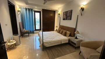 Bedroom in 3 BHK Apartment at Boutique Residential Apartments C-253, Defence Colony – for Rent