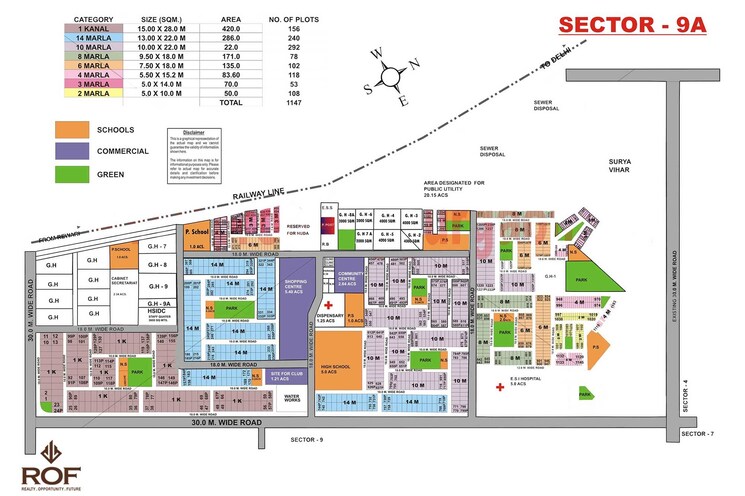 Master Plan, basai-enclave-sector-9b Commercial Warehouse 6000 Sq.Ft. In Sector 9b Gurgaon 8983438