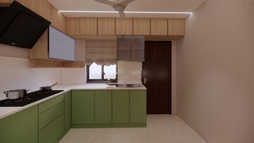 Kitchen in 2.5 BHK Apartment at SMR Vinay Iconia Phase II, Kondapur – for Rent