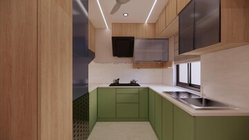Kitchen in 2.5 BHK Apartment at SMR Vinay Iconia Phase II, Kondapur – for Rent