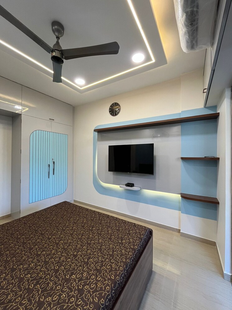 Bedroom, tirupati-campus 1 Bedroom 720 Sq.Ft. Apartment In Tingre Nagar Pune 8983525
