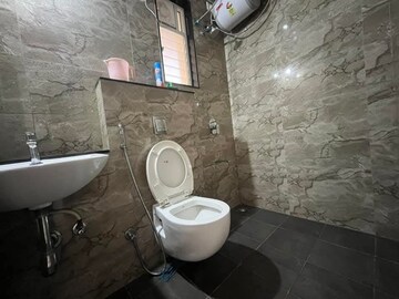 Bathroom in 2 BHK Apartment at Nyati Elysia, Kharadi – for Rent