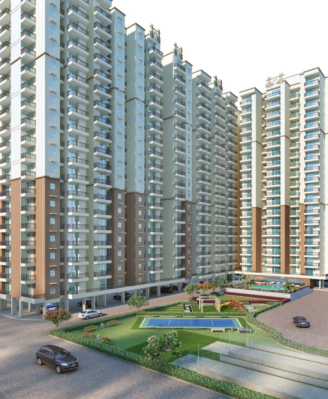 2 BHK 915 Sq.Ft. Apartment in SCC Blossom