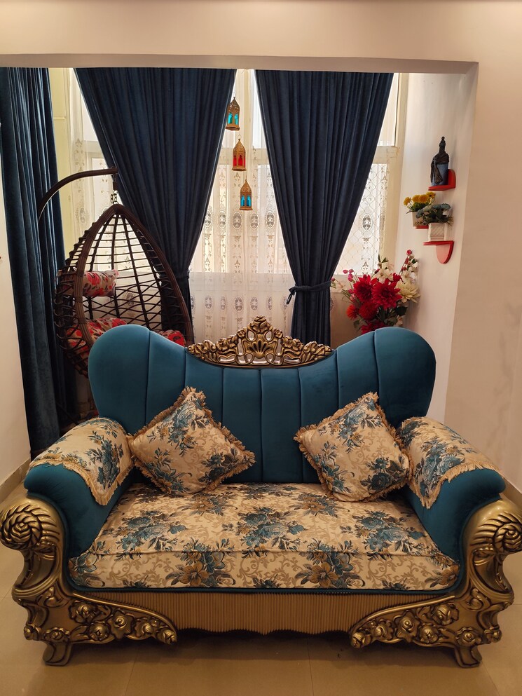 Living Room, kw-srishti 3 Bedroom 1500 Sq.Ft. Apartment In Raj Nagar Extension Ghaziabad 8983668