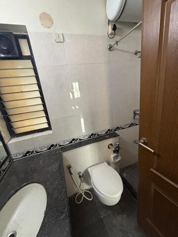 Bathroom in 2 BHK Apartment at K Raheja Heights, Malad East – for Rent