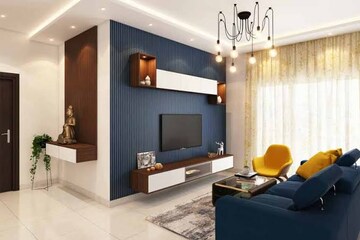 Living Room in 3 BHK Apartment at MRG Crown, Sector 106 – for Sale