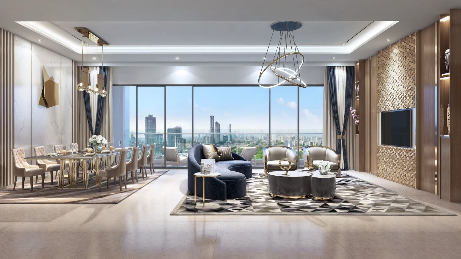 4 BHK + Pooja Room,Servant Room 2307 Sq.Ft. Apartment in Prestige Jasdan Classic