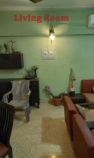 Living Room in 2 BHK Apartment at Pushpa Milan Cumbala, Cumbala Hill – for Sale