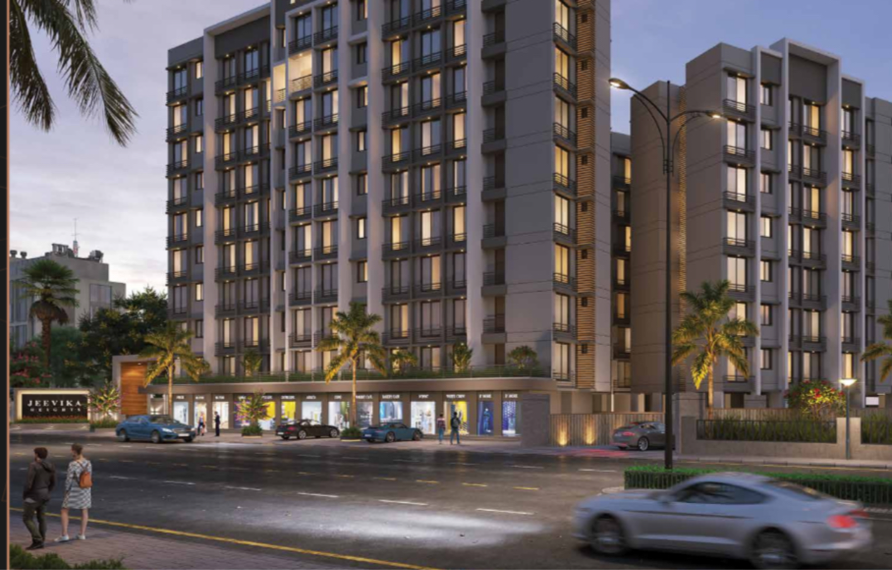 1 BHK 550 Sq.Ft. Apartment in Fia Jeevika Heights