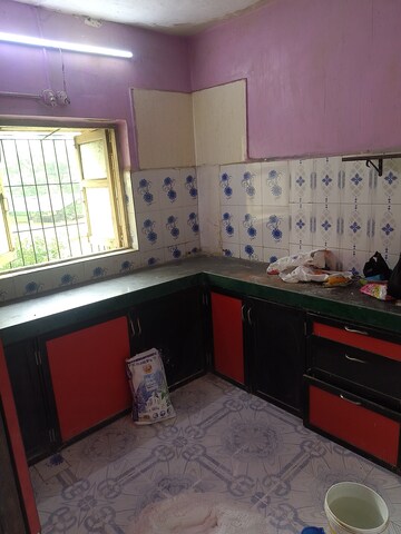 Kitchen in 1 BHK Apartment at Blue Gulmohar CHS, Kalwa – for Rent