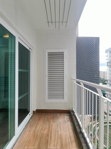 Balcony in 3 BHK Apartment at L&T Raintree Boulevard, Hebbal – for Rent