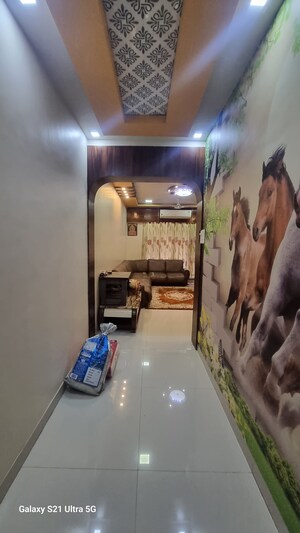Living Room in 2 BHK Apartment at Kopar Khairane – for Sale