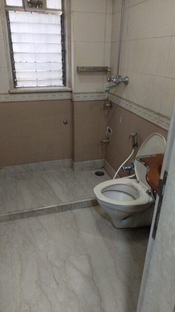 Bathroom in 3 BHK Apartment at Mangal Mahesh Apartment, Khar West – for Rent