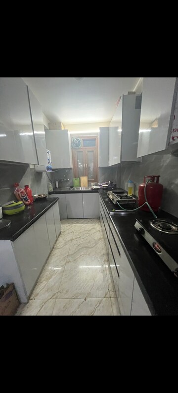 Kitchen in 3 BHK Builder Floor at Freedom Fighters Enclave – for Rent