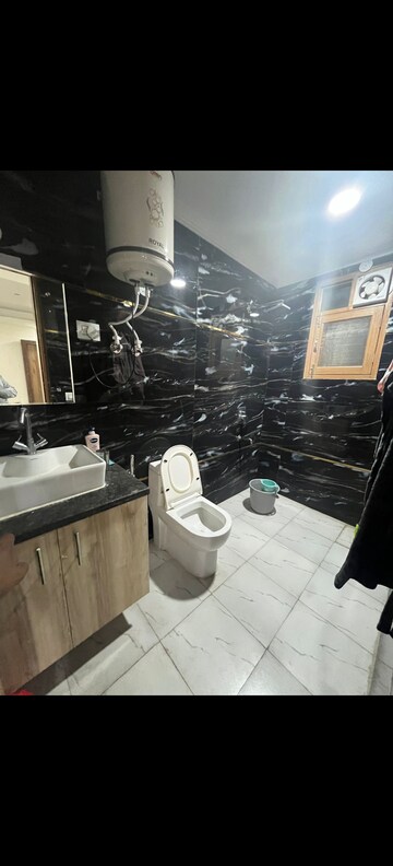 Attached Bathroom in 3 BHK Builder Floor at Freedom Fighters Enclave – for Rent