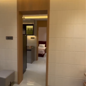 Bathroom in 1 BHK Apartment at Mukti Shantinath Tower, Vartak Ward – for Sale