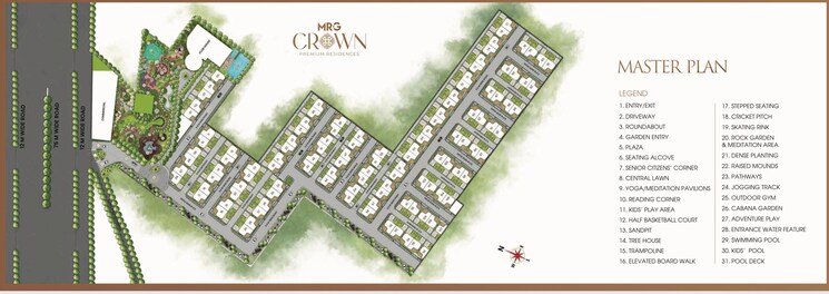Master Plan, mrg-crown 3 Bedroom 1593 Sq.Ft. Builder Floor In Sector 106 Gurgaon 8984261