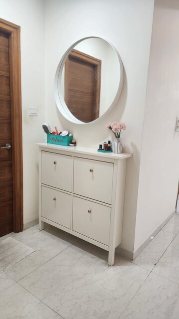 Bathroom in 3 BHK Apartment at Crown Whistling Woods, Kokapet – for Rent