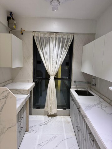 Kitchen/pantry in 2 BHK Apartment at Rishabraj Blue Lotus, Khar West – for Rent