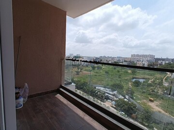 Balcony in 3 BHK Apartment at RNP 1, Kondapur – for Rent