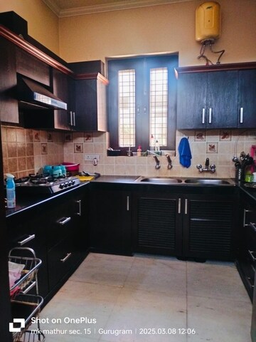 Kitchen in 4 BHK Builder Floor at Milestone 32nd Avenue, Sector 15 – for Rent