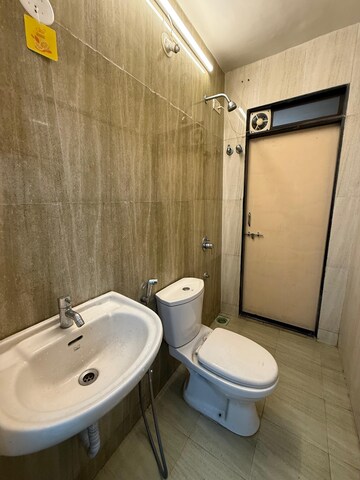 Bathroom in 1 BHK Apartment at Anmol Basera, Kharghar – for Rent