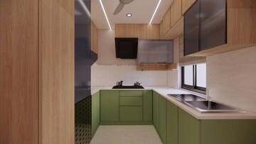 Kitchen in 2.5 BHK Apartment at SMR Vinay Classic, Kondapur – for Rent
